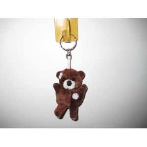 China 10cm stuffed plush teddy bear keyring on sale