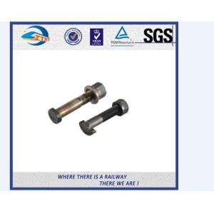 Grade 8.8 / 10.9 Railway Bolt Double Thread Bolt And Nut UIC864-2