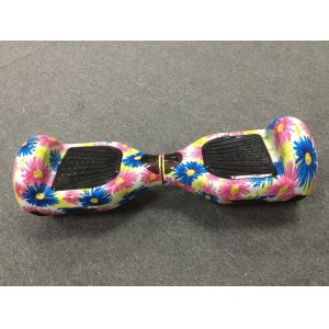 Flower Style Tire Electric Smart Mini Self Balancing Scooter W/LED Lights