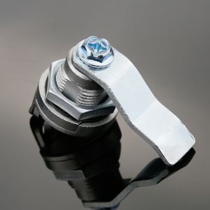 Auto Equipment Cabinet And Door Zinc Alloy Padlock With Dust Cover Cam Lock