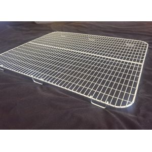 Custom Size 304 Stainless Mesh Tray With Legs For Drying Pet Food