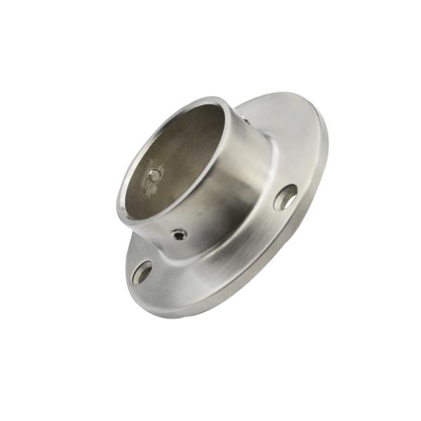 Stainless steel 304 post base in 2" for rail satin finishing 50.8mm, mirror available
