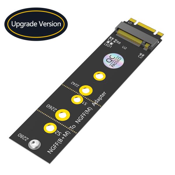 Quality M.2 (NGFF) Key B+M to Key M Adapter for PCI-E Bus SSD Suitable for Nvme SSDs with 2242, 2260, and 2280 sizes wholesale