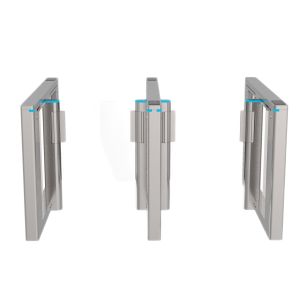 Acrylic Baffle SUS304 Electronic Turnstile Gates 600mm controlled access gates