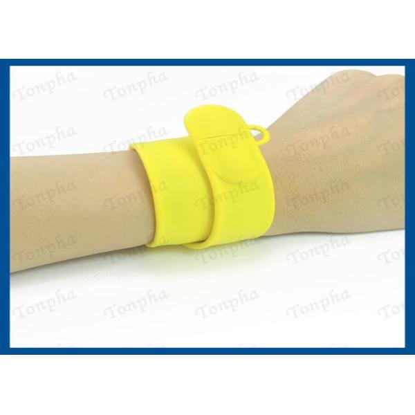 Quality Twister Wristband Flash Drive Full Capacity With Custom Printed Logo wholesale