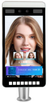 Quality Fever Sensor 8" IPS LCD Screen 10W Face Recognition Temperature Measurement wholesale