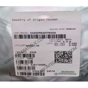 Cheap SJA1105QEL 5-Port Automotive Gigabit Ethernet Switch IC with 10/100/1000 Mbit/s and 1.8/2.5/3.3 V Operation for sale