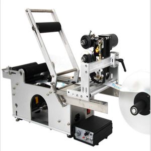 China Automatic Round Bottle Labeling Machine with Date Stamper