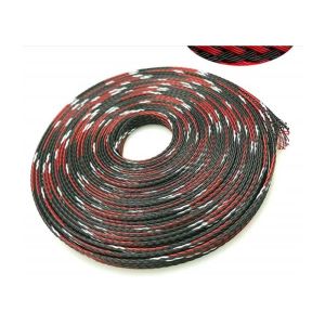High Temperature Electrical Braided Sleeving Wire Protection Management Flame
