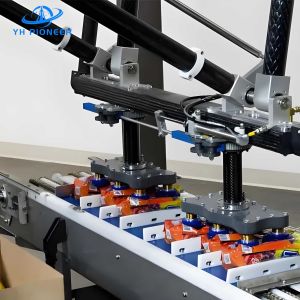 Spider Hand Carton Packer Automatic Case Packing Machine 9.4KW Adjustable Speed