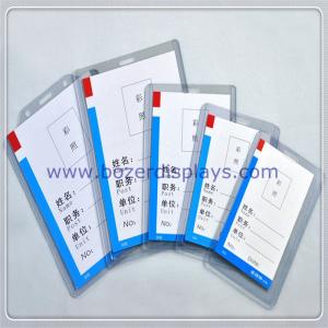 China Plastic ID Business Card Holder/Badge Holder on sale