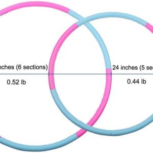 65cm 75cm Detachable Weighted Hula Hoop For Kids