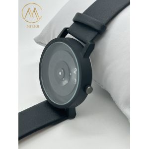 Leather Strap Waterproof Quartz Movement Kids Wrist Watch with Colors Option