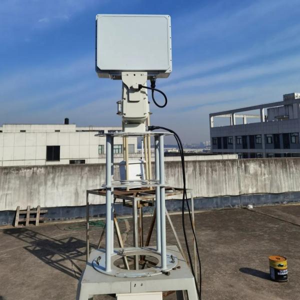 3.5km Range Phased Array Radar UAV Detection 0°-40° Scanning Range Pitch Cutting