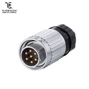 Signal Shielding Protective 7 pin IP68 Underwater Outdoor Led Connector