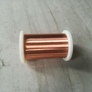 Cheap UEW Insulation Ultrafine Round Enameled Copper Wire For Microelectronics for sale