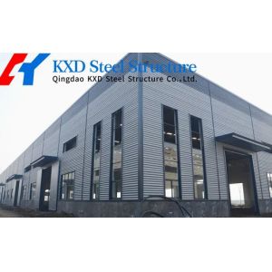 Waterproof Prefabricated Metal Construction Buildings H Section Column Steel