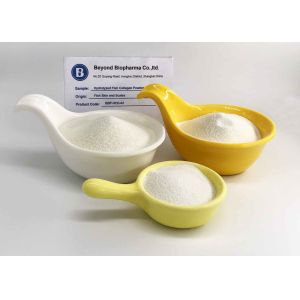 Off White / White Hydrolyzed Collagen Powder From Grass - Fed Bovine Hides And