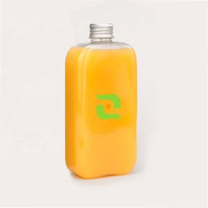 Customized Empty Plastic Juice Bottles ODM Transparent With Cap