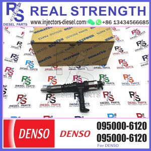 High quality new PC650-8 Diesel Engine 6D140 Common Rail Fuel Injector 095000