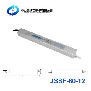 Slim Design Waterproof IP67 LED Power Supply 12v 60w For Mirror Light