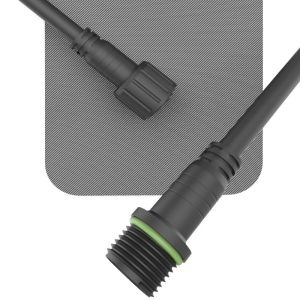 M18 Two Core To Three Core Waterproof Cable Connector IP67 Of LED Lighting