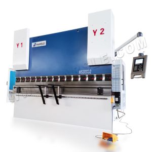 HARSLE Electric-Hydraulic CNC metal sheet carbon steel bending machine with DA52S control system