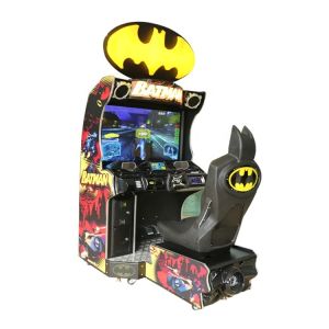 Batman Simulator Racing Arcade Machine For Kid ' S Playground 12 Months Warranty