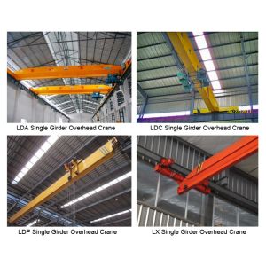 16 Ton Single Girder Overhead Crane Durable For Warehouse Storage