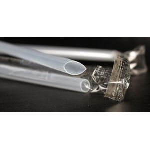 100% Bio degradable and Compostable PLA 6mm Black Bent Plastic Straw,PLA