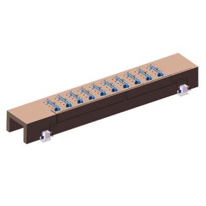 Precise Control 1200W Brick Thermal Machine Heavy Oil Burner Two 1000L Transfer