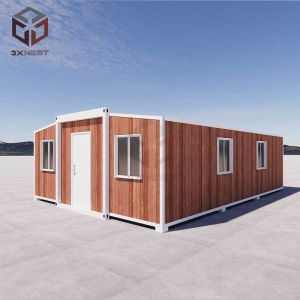 Steel Extendable House Home Container Plywood Floor 56 Square Meter