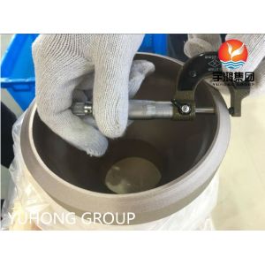 Copper Nickel Eccentric Ruducer ASTM B466 C70600 6" X 8" SCH80 Butt Weld Pipe