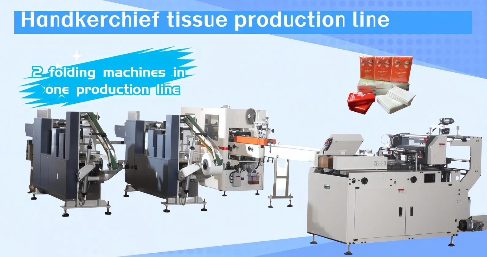 Pocket Tissue Paper Handkerchief Tissue Machine