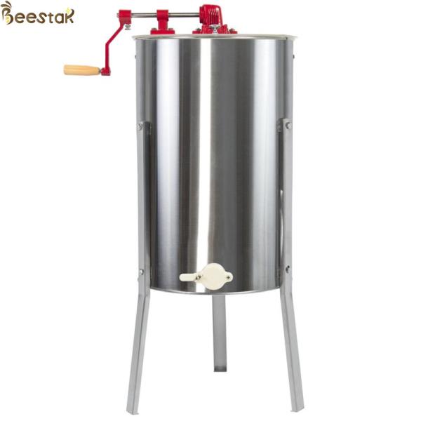 Quality 304 SS Bee 2 Frame Manual Honey Extractor Honey Extraction Equipment wholesale