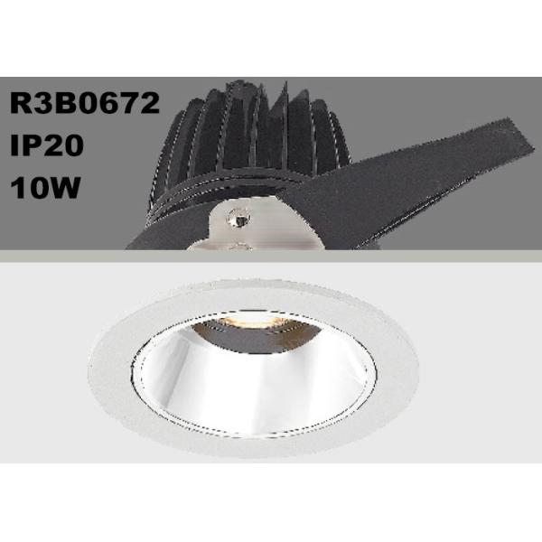 10W Cut out 83mm LED Recessed Downlight Innovative Aluminum Zinc Alloy Reflector