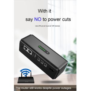 China 18w Mini Poe Ups 5V 9 12V Mini DC UPS System For Router Modem Camera on sale