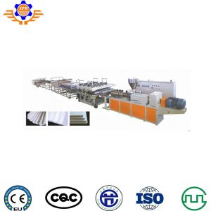 450kg/Hr 240kw PVC Board Making Machine Extrusion Line Conical Double Screw