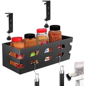 Griddle Caddy for 28 36 Blackstone Griddle No Drill Removable Grill Caddy BBQ Accessories Storage Box Organizer