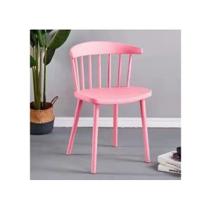 China Curved Backrest Coloured Plastic Dining Chairs Home Furnishings on sale