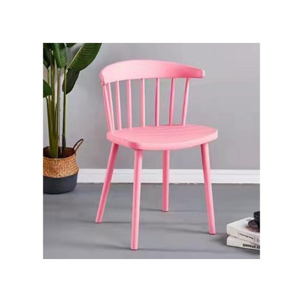 Quality Curved Backrest Coloured Plastic Dining Chairs Home Furnishings wholesale