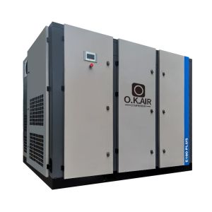 Cheap 3 Phase 60 HP Two Stage Screw Air Compressor Variable Speed Drive Operation for sale