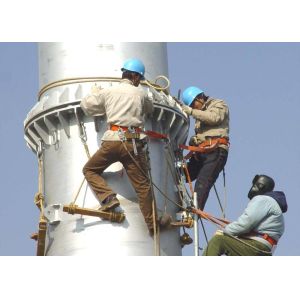 Steel Structure Electric Transmission Tower , 4.8S Bolt Monopole Power Line