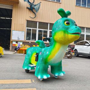 Customization Electric Animatronic Dinosaur Ride Remote Control for Kids
