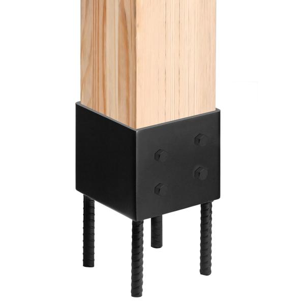 Quality 4x4 Post Base Holder Ground Spike Use For Concrete Deck wholesale