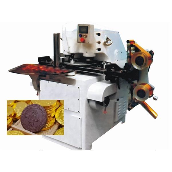 Quality Semi Automatic Round Chocolate Foil Packaging Machine Easy To Handle wholesale