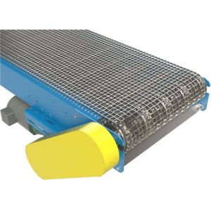 Custom made support shaft chain rod conveyor belt piercing rod chain mesh belt