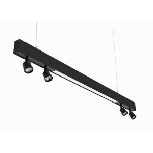 Suspended LED Linear Lighting Fixture 50Hz Warm White Long Life IP20