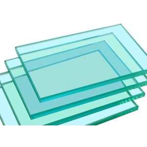 High Strength Clear Tempered Glass 8mm Thickness With Polished Edge