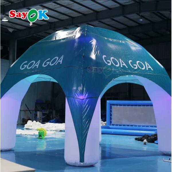 Inflatable Spider Tent Promotion 4 Legs Commercial Spider Dome Inflatable Tent Custom Inflatable Spider Tent 4x4m for Rental